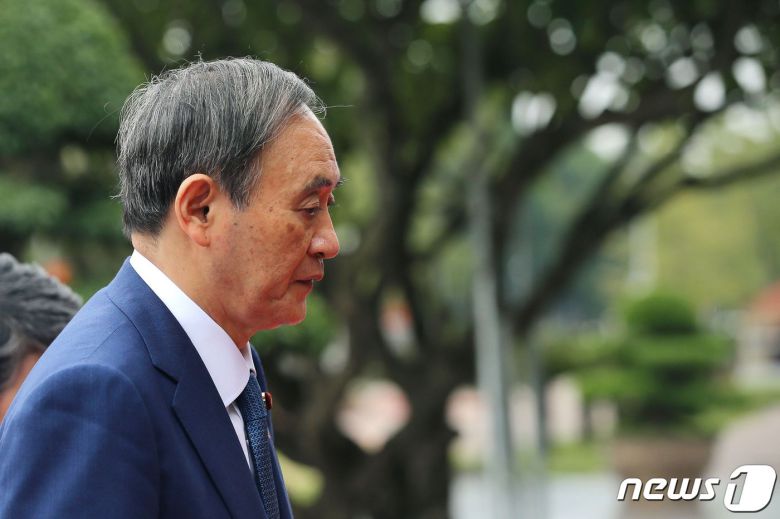 스가 요시히데 일본 총리 © AFP=뉴스1