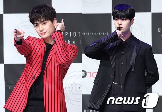 업텐션 고결(왼쪽), 비토 © 뉴스1