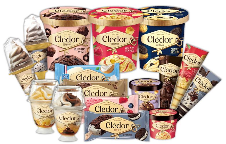 끌레도르 전 제품(빙그레 제공)© 뉴스1