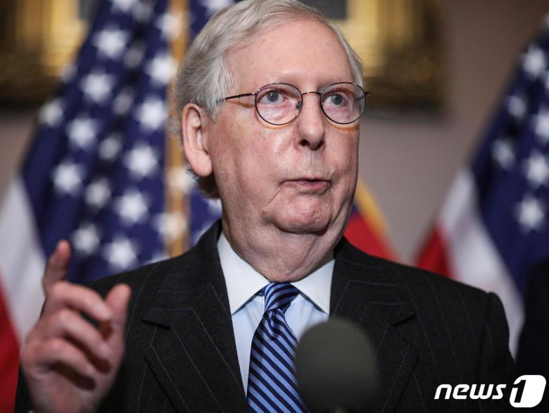 미치 매코넬 미국 공화당 상원 원내대표. © AFP=뉴스1 © News1 자료 사진