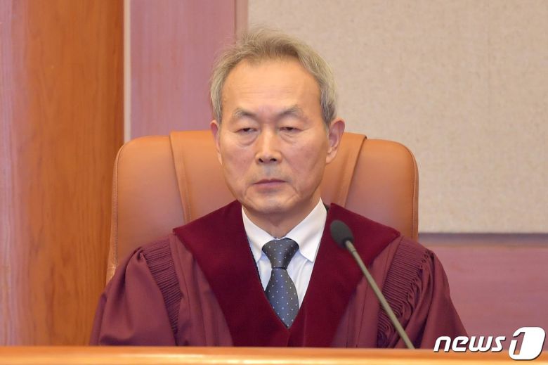 이석태 헌법재판관. 2019.4.11/뉴스1 © News1 박세연 기자