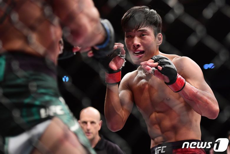 UFC 2연승을 기록한 최승우. /뉴스1 © News1 여주연 기자