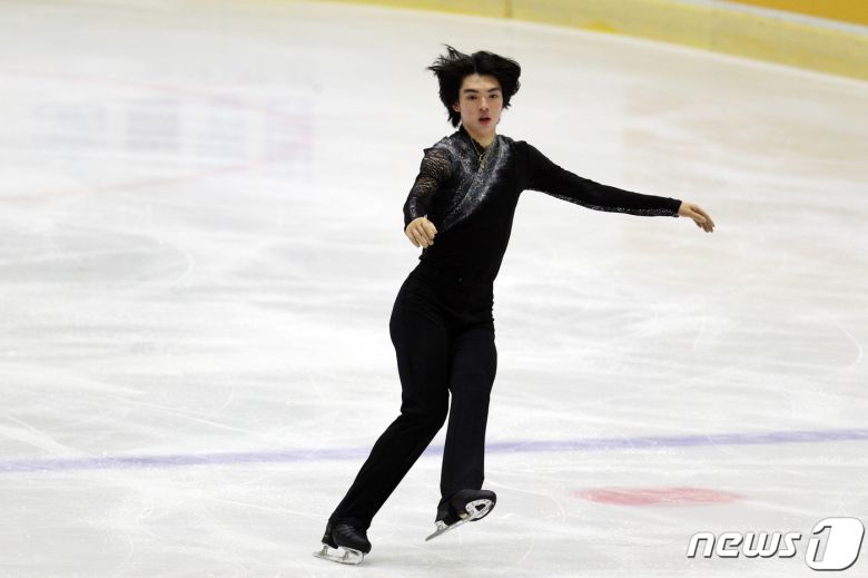 한국 남자 피겨스케이팅 간판 차준환(고려대)/ /뉴스1 © News1 황기선 기자