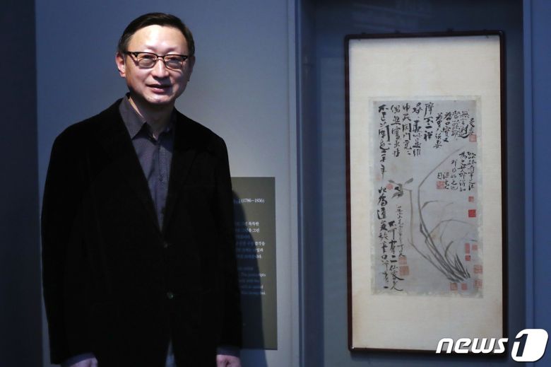 손성규 연세대학교 경영대학 교수가 17일 서울 용산구 국립중앙박물관에서 뉴스1과 인터뷰를 하고 있다. 2021.3.17/뉴스1 © News1 민경석 기자