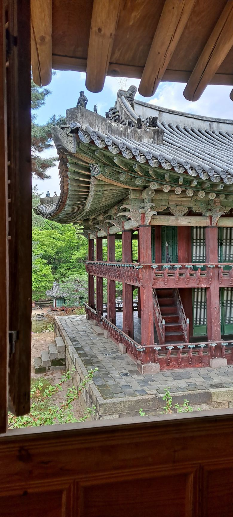 천석정 내부에서 바라본 규장각. 문화재청 제공