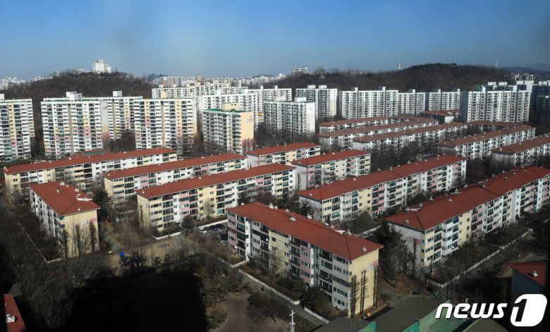 서울 양천구 목동 아파트 모습. 2021.2.23/뉴스1 © News1 구윤성 기자