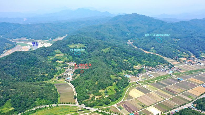 합천 중산동고분Ⅰ 발굴 전경. 문화재청 제공