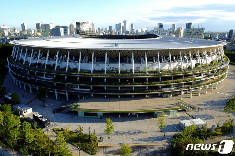 도쿄올림픽 주경기장 전경 © 로이터=뉴스1 © News1 정윤영 기자