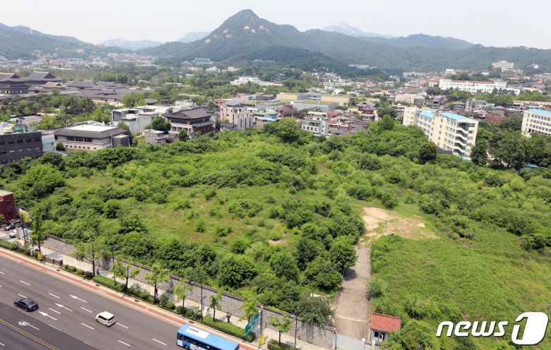 이건희기증관 후보지인 서울 종로구 송현동 부지 © News1 DB 김명섭 기자