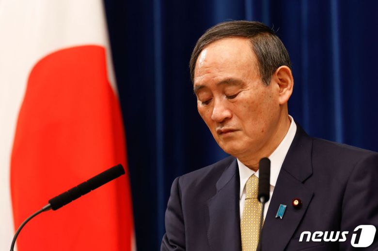 스가 요시히데 일본 총리 <자료사진> © AFP=뉴스1