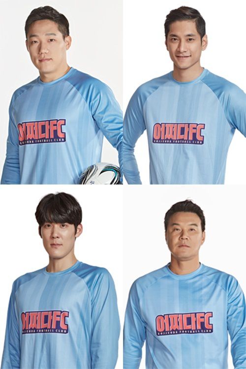 모태범, 김요한, 이형택, 박태환(왼쪽 상단부터 시계방향으로) / JTBC '뭉쳐야 찬다' © 뉴스1