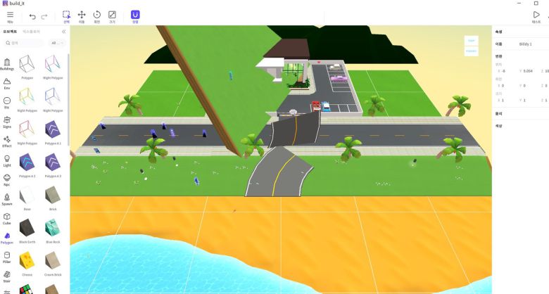 메타버스 플랫폼 제페토 '맵 만들기'에 실패한 장면 © 뉴스1