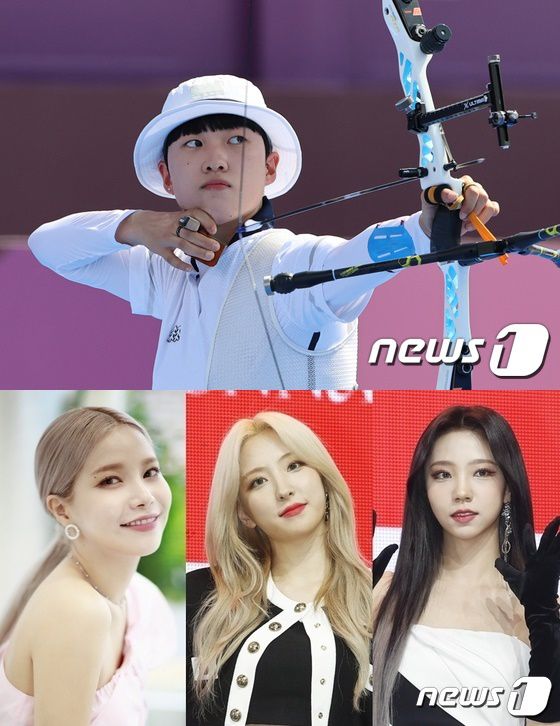 안산, 솔라, 우주소녀© 뉴스1