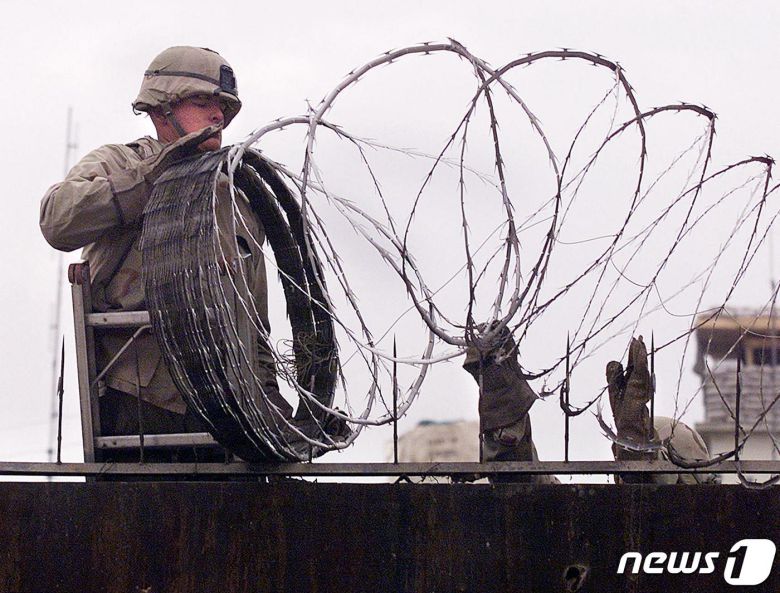 아프가니스탄 카불 주재 미국 대사관. © AFP=뉴스1