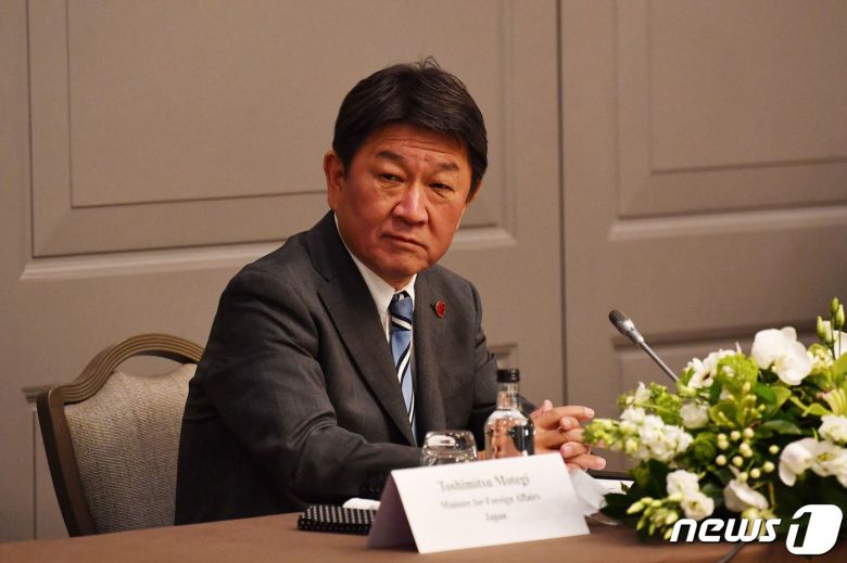 모테기 도시미쓰 일본 외무상. © AFP=뉴스1