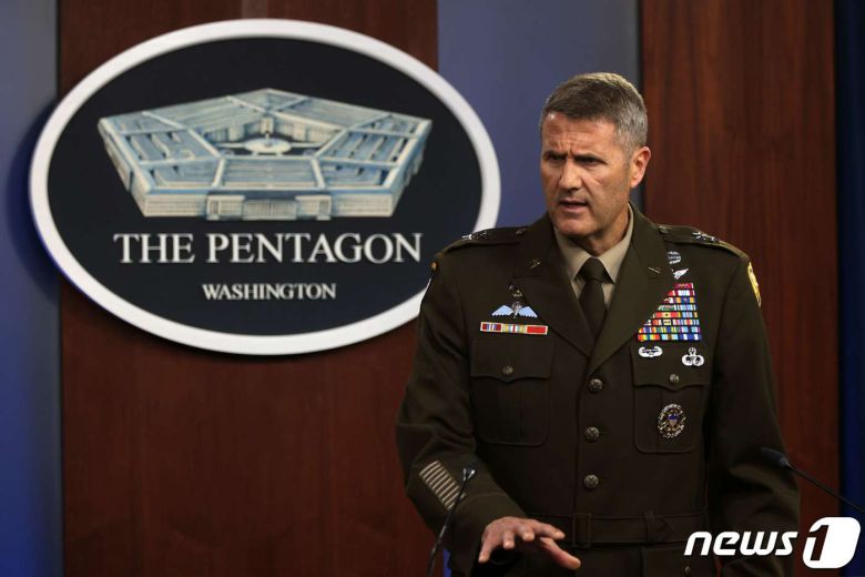 행크 테일러 미국 함동참모본부 소장 © AFP=뉴스1 © News1 김세원 기자