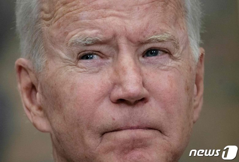 조 바이든 미국 대통령이 22일(현지시간) 미 백악관 웨스트윙 루스벨트룸에서 연설을 하고 있다. 2021.08.22 © AFP=뉴스1