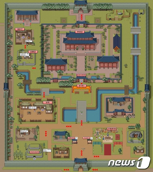 넥슨 메타버스로 온라인 채용설명회 '채용의 나라' (넥슨 제공)© 뉴스1