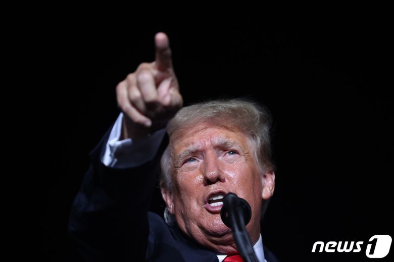 도널드 트럼프 전 미국 대통령. © AFP=뉴스1 © News1 우동명 기자