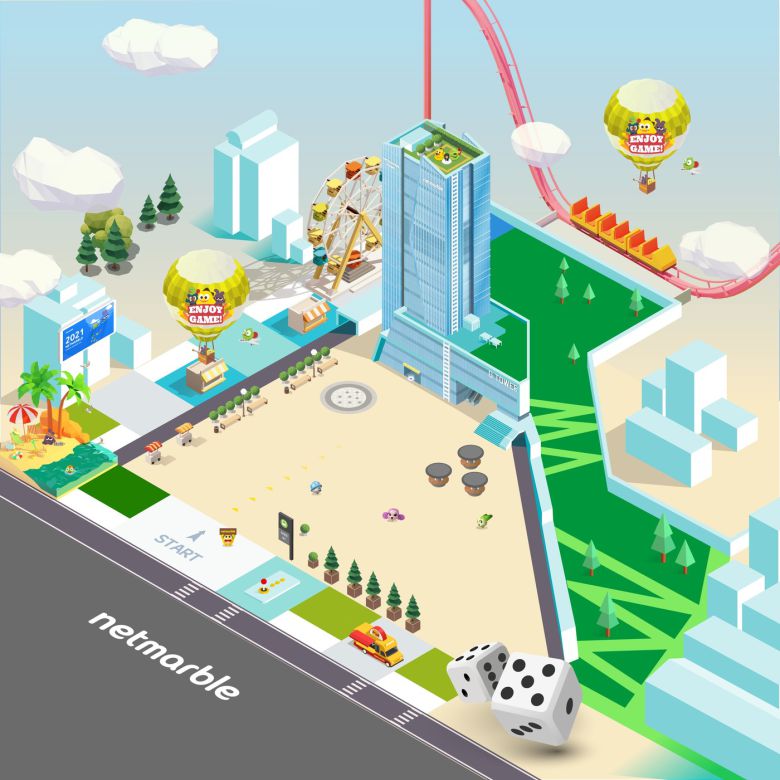 넷마블 타운 화면. (사진제공 = 넷마블)© 뉴스1