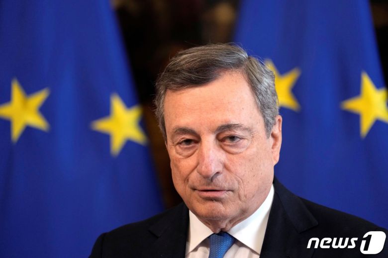 마리오 드라기 이탈리아 총리. © 로이터=뉴스1 © News1 정윤영 기자