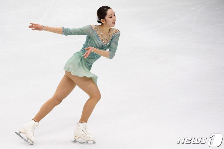 여자부에 출전한 김예림. © AFP=뉴스1