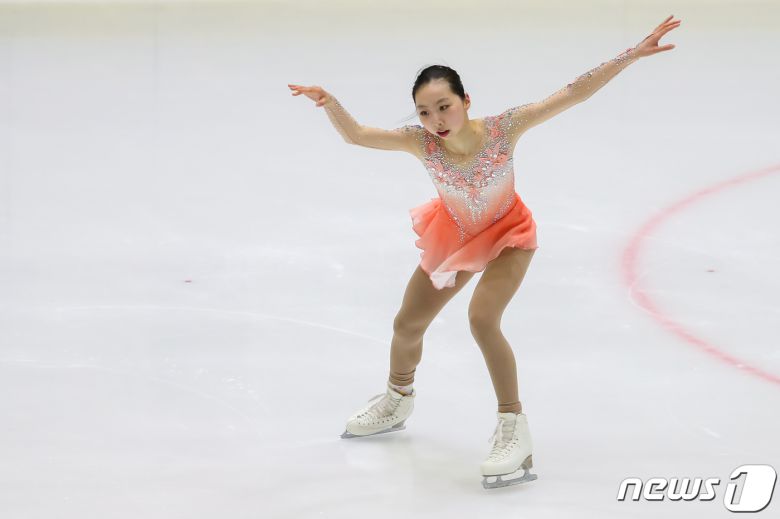 한국 여자 피겨스케이팅의 기대주 박연정. /뉴스1 © News1 안은나 기자