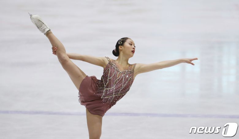 한국 여자 피겨스케이팅의 유영. /뉴스1 © News1 박지혜 기자