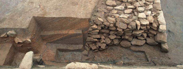 성벽 단면 모습