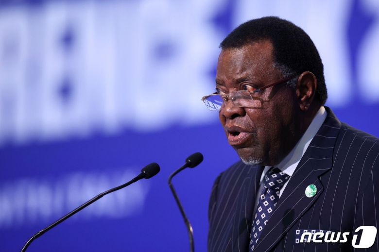 하게 게인고브 나미비아 대통령 <자료사진> © 로이터=뉴스1