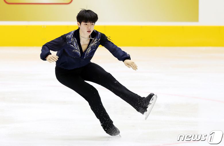 남자 피겨스케이팅의 차준환. /뉴스1 © News1 박지혜 기자