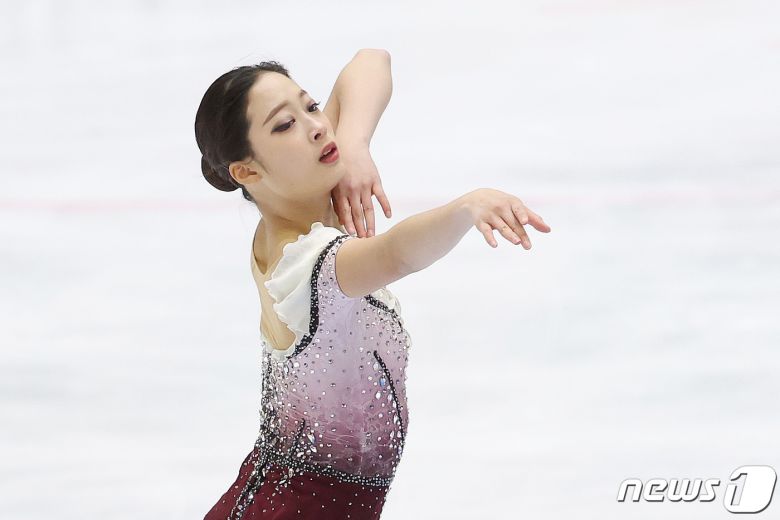 여자 피겨스케이팅의 유영. /뉴스1 © News1 박지혜 기자