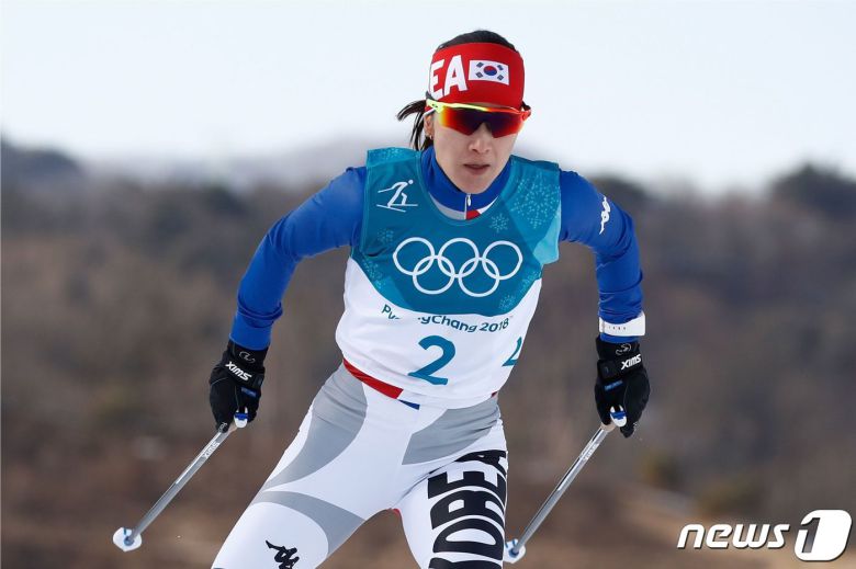 한국 크로스컨트리 국가대표 이채원© AFP=뉴스1