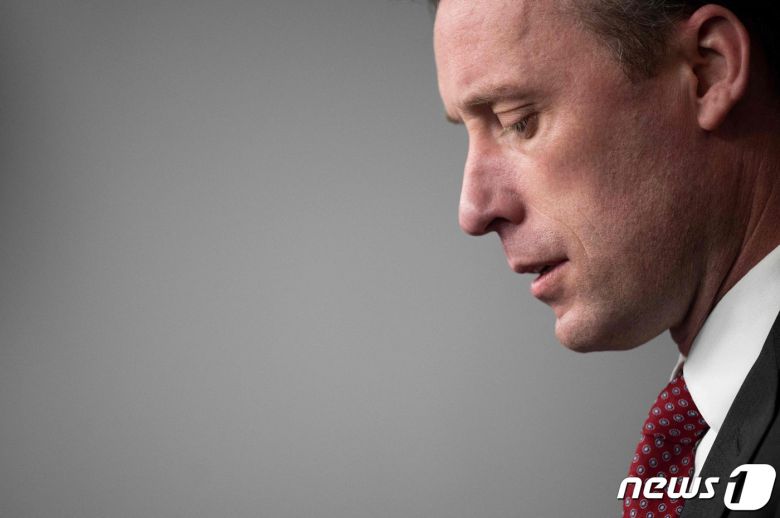 제이크 설리번 백악관 국가안보보좌관이 13일 (현지시간) 워싱턴 백악관에서 우크라이나 사태 관련 브리핑을 하고 있다. © AFP=뉴스1 © News1 우동명 기자