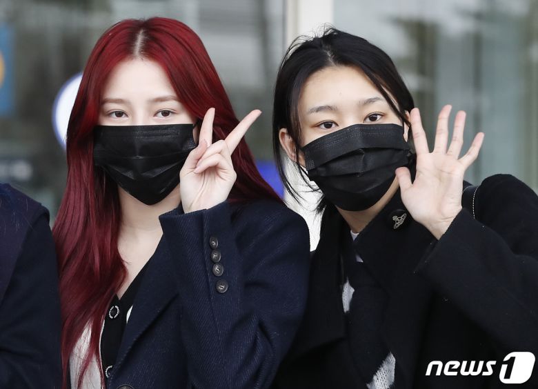 모모랜드 낸시, 혜빈(오른쪽)/뉴스1 © News1 권현진 기자