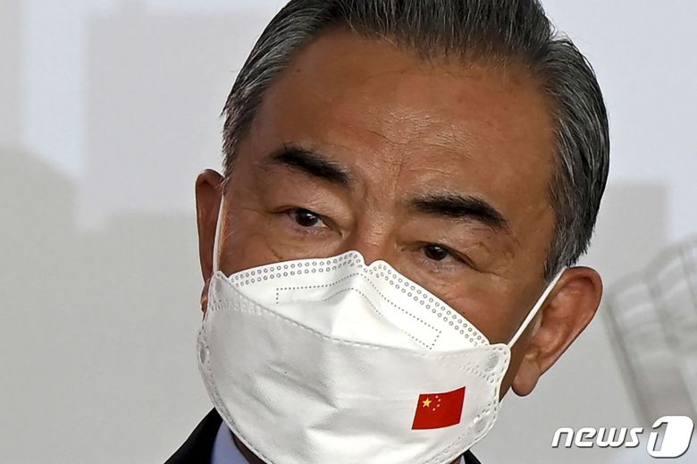 왕이 중국 외교 담당 국무위원 겸 외교부장. © AFP=뉴스1 © News1 우동명 기자