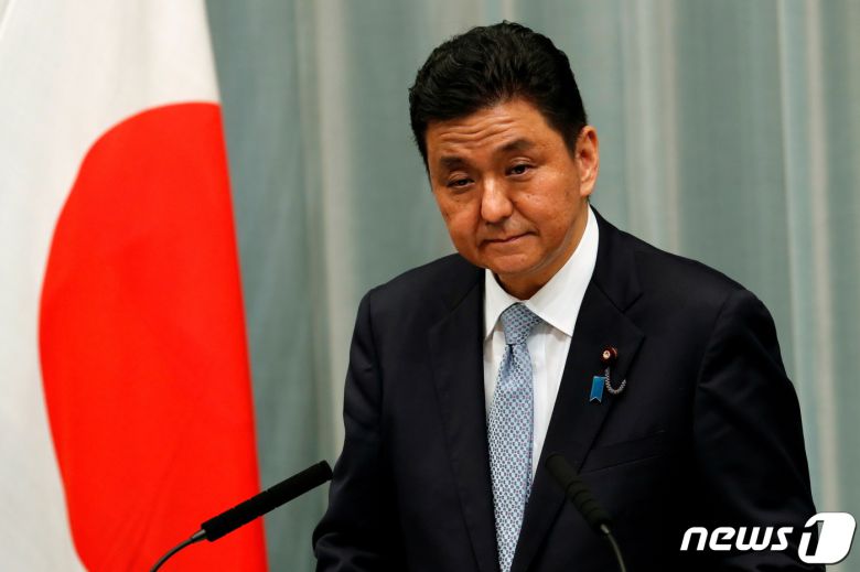 기시 노부오 일본 방위상 <자료사진> © 로이터=뉴스1