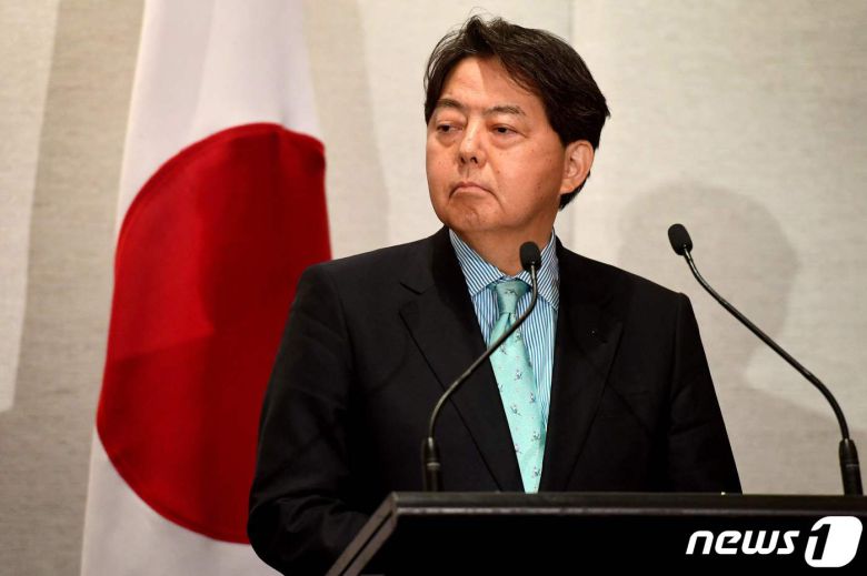 하야시 요시마사 일본 외무상 <자료사진> © AFP=뉴스1