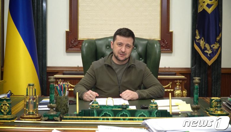 볼로디미르 젤렌스키 우크라이나 대통령. © AFP=뉴스1 © News1 우동명 기자