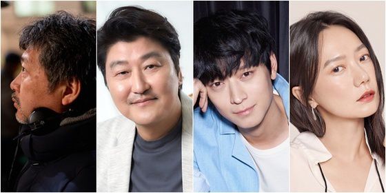 고레에다 히로카즈, 송강호, 강동원,, 배두나(왼쪽부터) / CJ엔터테인먼트 제공 © 뉴스1