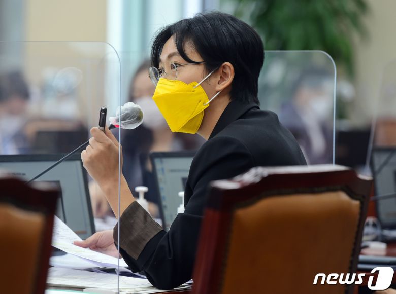장혜영 정의당 의원. 2021.10.12/뉴스1 © News1 오대일 기자