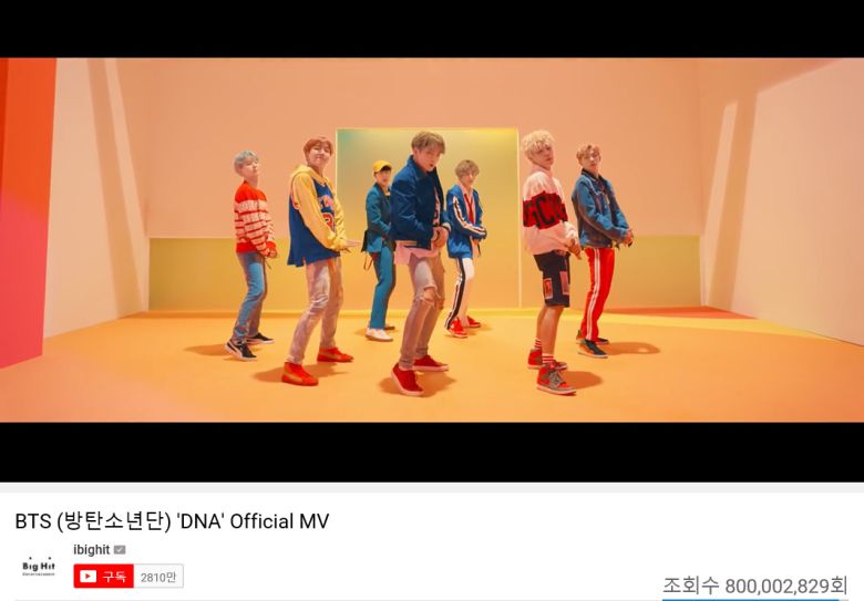 (BTS 유튜브 뮤직비디오 갈무리)