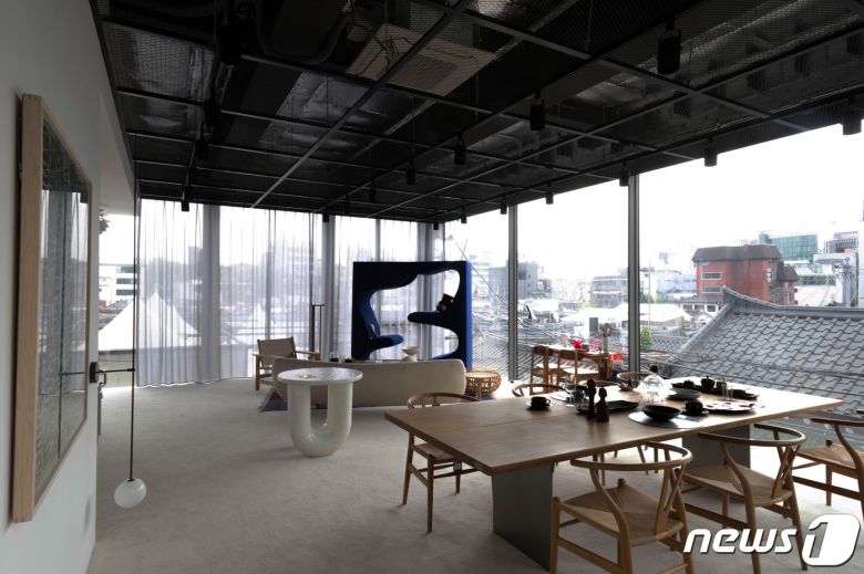 팰리세이드 하우스 페르소나 공간 A동 리빙룸(현대자동차 제공)© 뉴스1