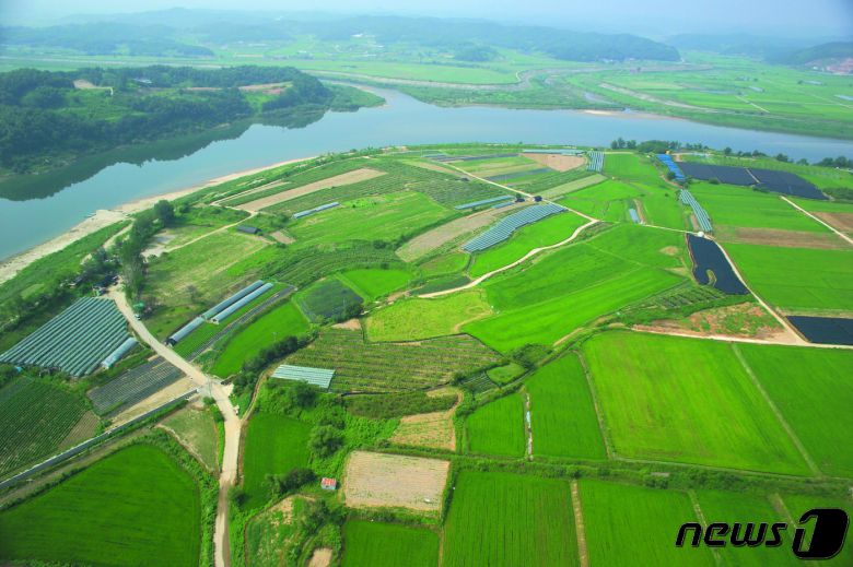 파주 육계토성 전경. (국립문화재연구원 제공) © 뉴스1