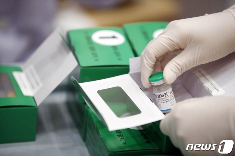국산 1호 코로나19 백신 '스카이코비원' /뉴스1