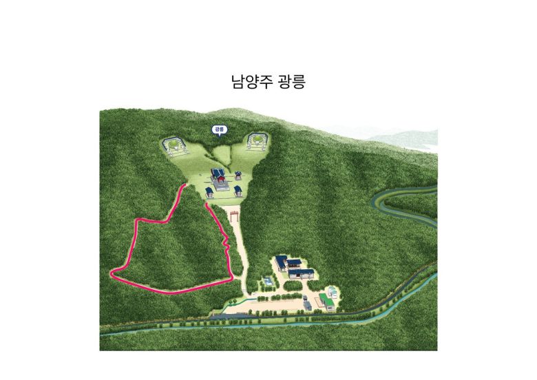 11월30일까지 임시 개방되는 광릉 숲길 구간. (궁능유적본부 제공)