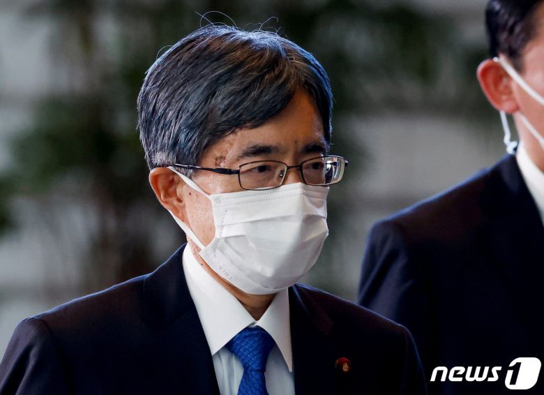 10일 임명된 데라다 미노루 일본 총무상 ⓒ 로이터=뉴스1 ⓒ News1 이유진 기자