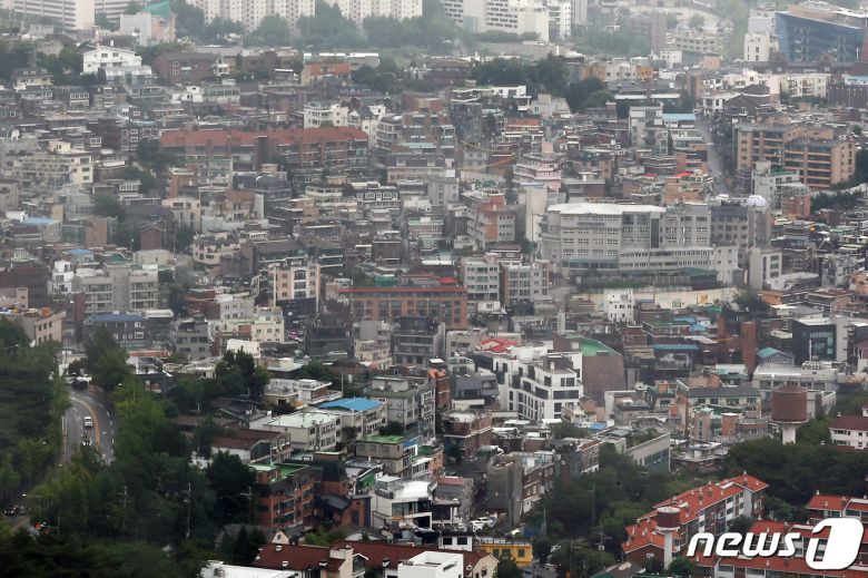 서울 시내 다세대·연립주택 밀집 지역의 모습. 2022.6.29/뉴스1 ⓒ News1 조태형 기자