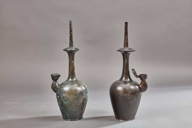 삼척 흥전리 사지에서 출토된 청동정병. (문화재청 제공)