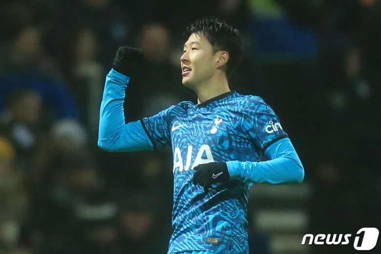 토트넘 홋스퍼의 손흥민M ⓒ AFP=뉴스1